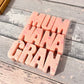BOUGIE LETTRE ALPHABET